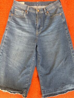 GAP Light Blue Denim Cullottes